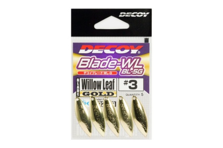 PALETA DECOY BL-5G WILLOW LEAF GOLD 2 5BUC/PLIC