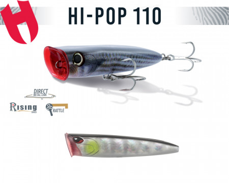 POPPER HERAKLES HI-POP 110 11cm 26gr Muggine