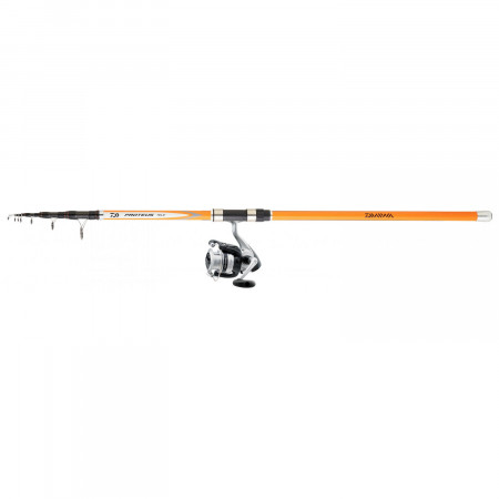 SET LANSETA DAIWA TELE PROTEUS SURF 3.60M 50-100G+DAIWA DF 4000A