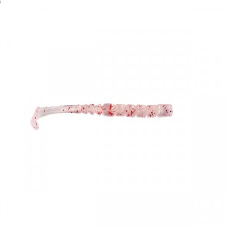 SHAD MUSTAD AJI PADDLE TAIL 5CM UV CLEAR RED GLITTER 12BUC/PL
