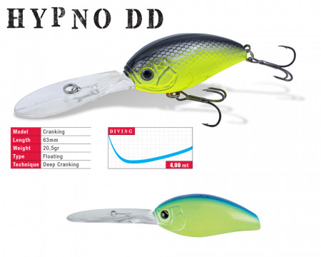 VOBLER HERAKLES HYPNO-DD F 6.3cm 20.5gr Blue Back Chartreuse