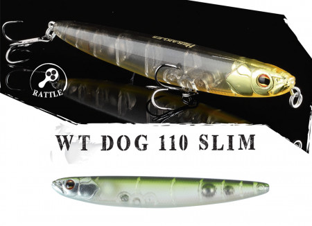 VOBLER HERAKLES WT-DOG 110 SLIM 11cm 13.5gr Flash Ayu