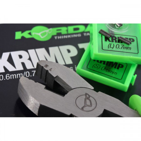 CLESTE SERTIZAT KORDA KRIMP TOOL + 2 CUTII CU BRIDE