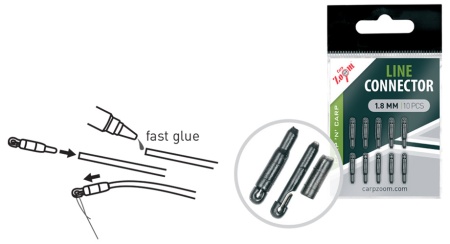 CONNECTOR VERGI CARP ZOOM LINE 1.8MM