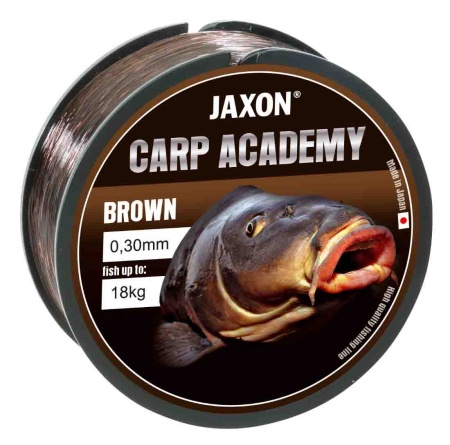 FIR MONOFILAMENT JAXON CARP ACADEMY BROWN 600M 0.25MM 13KG