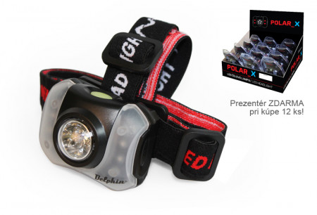 LAMPA DE CAP POLAR_X 5+4 LED