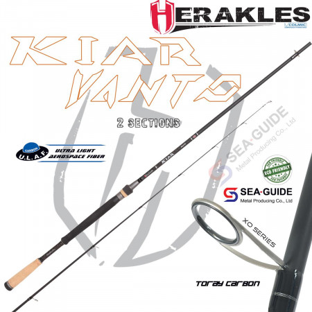 LANSETA HERAKLES KIAR VANTO 630ML 187cm 3-10gr 2 sec. Medium Light 2BUC