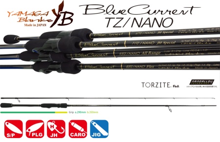 LANSETA YAMAGA BLANKS BLUE CURRENT 77TZ NANO STREAM SPECIAL 2.31M 1.5-13GR 2BUC FUJI TITANIUM TORZITE