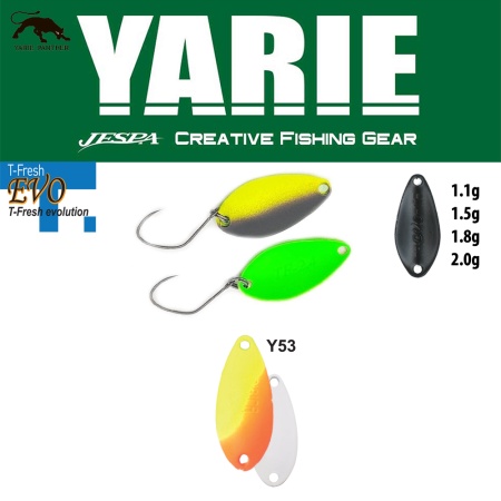 LINGURITA OSCILANTA YARIE JESPA 710T T-FRESH EVO 1.5GR CULOARE Y53 LEMON/ORANGE