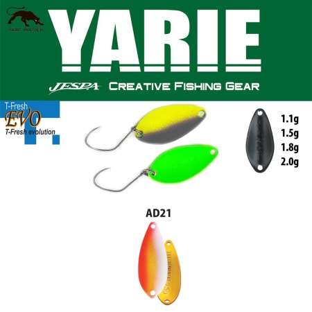 LINGURITA OSCILANTA YARIE JESPA 710T T-FRESH EVO 2.0GR CULOARE AD21 UZAKIN