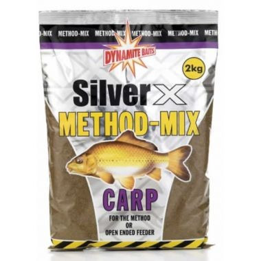 NADA DYNAMITE BAITS SILVER X CARP METHOD MIX GROUNDBAIT 2KG