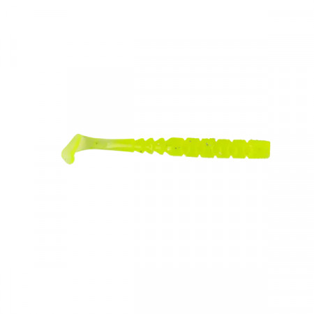 SHAD MUSTAD AJI PADDLE TAIL 5CM CLEAR CHARTREUS 12BUC/PL