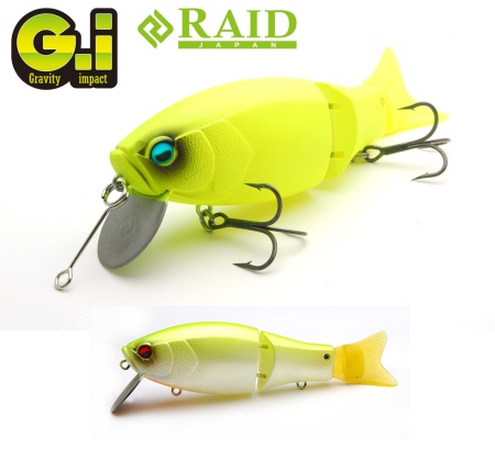 SWIMBAIT RAID GI 94MM 35GR 011 PEARLY CHART
