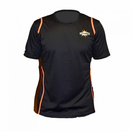 TRICOU MANECA SCURTA DYNAMITE BAITS NEGRU/PORTOCALIU (XXL)