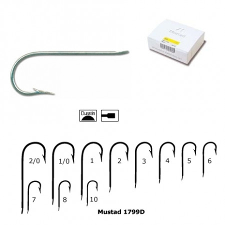 CARLIG MUSTAD TIJA LUNGA PROT.ANTICOROZIVA NR 4 1799D.4 - 10BUC/PL