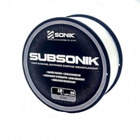 FIR MONOFILAMENT SONIK SUBSONIK 1200M TRANSPARENT 0.31MM 1200M 6.80KG