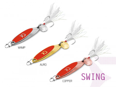 LINGURA OSCILANTA DELPHIN SWING 15G AURO HOOK #6