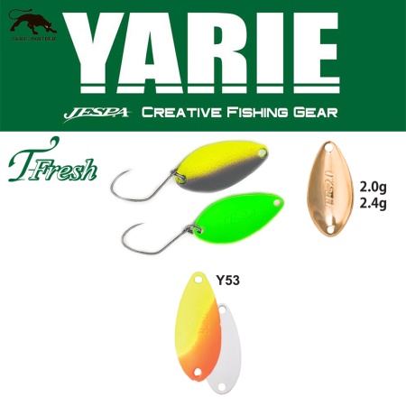 LINGURITA OSCILANTA YARIE JESPA 708T T-FRESH 2.4GR CULOARE Y53 LEMON/ORANGE