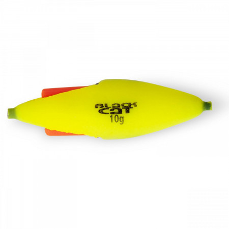 PLUTA LUMINOASA BLACK CAT 30G LIGHTNING FLOAT YELLOW
