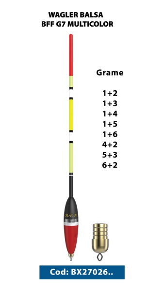 PLUTA WAGLER BALSA BFF G7 MULTICOLOR 1+3GR