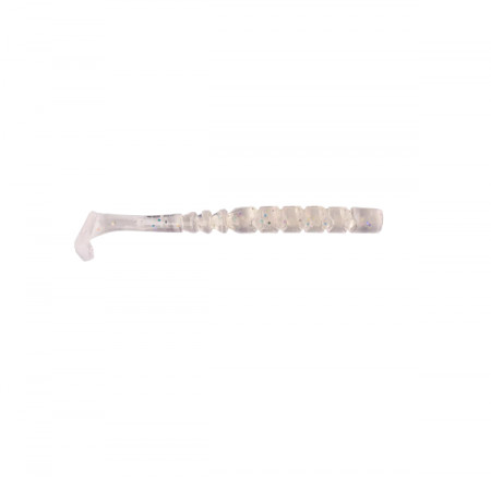 SHAD MUSTAD AJI PADDLE TAIL 5CM CLEAR LUMIN. S.GLITTER 12BUC/PL