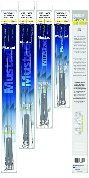 STRUNA MUSTAD COASTLOCK 20CM/25LB 3BUC/PL
