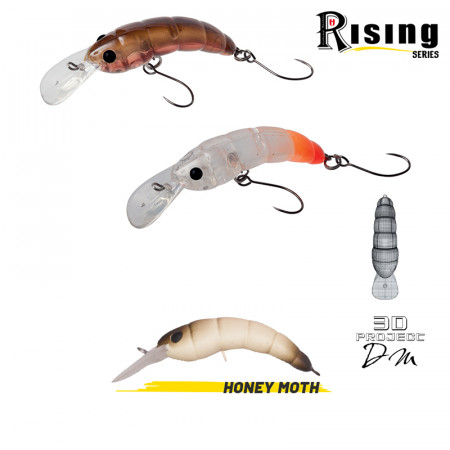 VOBLER HERAKLES MOTH SK SINKING 3.7cm 2.4gr Honey Moth