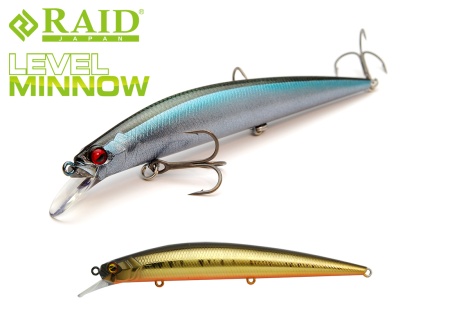 VOBLER RAID LEVEL MINNOW 125MM 14GR 004 REAL KINKURO