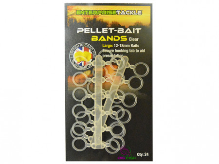 BANDA ELASTICA ENTERPRISE TACKLE PELLET BAIT BAND CLEAR