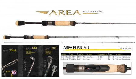 LANSETA HERAKLES AREA ELISIUM HAS2-195L 195cm 1.5-5gr Light 2BUC