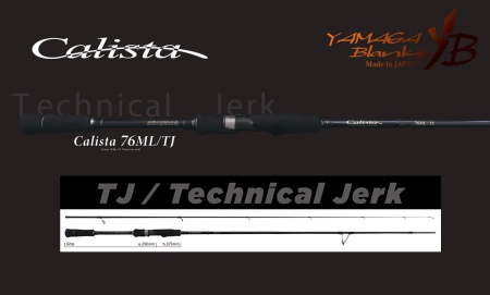 LANSETA YAMAGA BLANKS CALISTA 76ML/TJ 2.293M 20GR 2BUC FUJI TITANIUM TORZITE