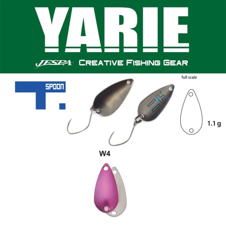 LINGURITA OSCILANTA YARIE JESPA 706 T-SPOON 1.1GR CULOARE W4 NORINORI PINK