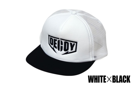 SAPCA DECOY DA-17 FLAT MESH CAP WHITE BLACK