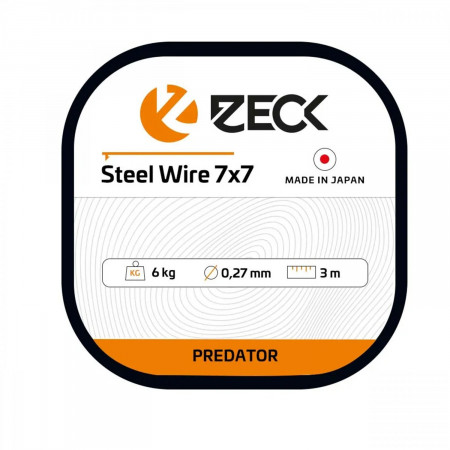 STRUNA OTEL ZECK 7X7 0.36MM 10,5KG 3M