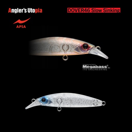 VOBLER APIA DOVER 46 SLOW SINKING 46MM 2.3GR 01 SHIRASU ICHIBAN