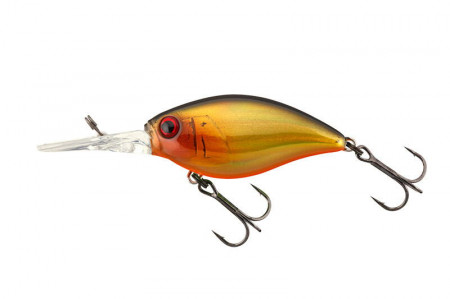 VOBLER JACKALL BLOCK RIPPER 48MR 4.8CM 8.5G D.C.GOLD & BLACK