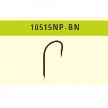 CARLIG MUSTAD ULTRAPOINT NICHEL NEGRU 10BUC / PL NR.1/0
