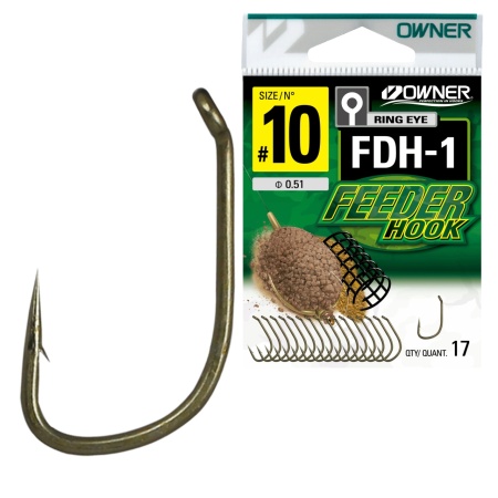 CARLIGE OWNER FDH-1 AMANO TENKARA W/EYE BROWN NR.8, BUC/PAC 16