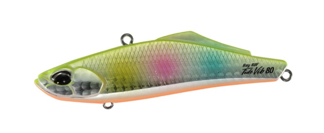 Leurre Vibrant Duo Bay Ruf Tide Vib 80 – Couleur MCC0680, 80mm, 25g, Sinking Avec Grelot, Pour Pêche En Mer, Neuf !