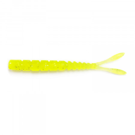 GRUB MUSTAD AJI SPLIT TAIL 5CM CLEAR CHARTREUS 12BUC/PL