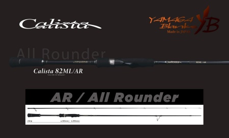LANSETA YAMAGA BLANKS CALISTA 82ML/AR 2.496M 22GR 2BUC FUJI TITANIUM TORZITE