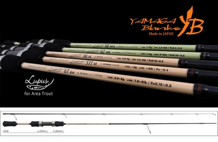 LANSETA YAMAGA BLANKS LUPUS AREA 61RM RETRIEVE 1.865M 0.6-6GR 2BUC