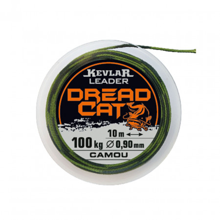 LEADER KEVLAR KONGER DREAD CAT® 0.90MM 100KG 10M CAMOU
