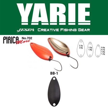 LINGURITA OSCILANTA YARIE JESPA 702 PIRICA MORE 1.0GR CULOARE BB1 BLACK