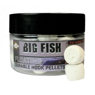 PELETE DYNAMITE BAITS DURABLE HOOK PELLET BIG FISH FLOATING 12MM - WHITE