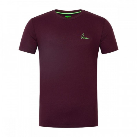 TRICOU KORDA MINIMAL TEE BURGUNDY MAR.M