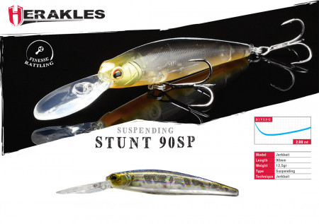 VOBLER HERAKLES STUNT 90SP 9.0cm 12.5cm Alburno Flash