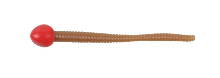 WORM BERKLEY POWERBAIT FLOATING MICE TAILS FLUO RED / NATURAL