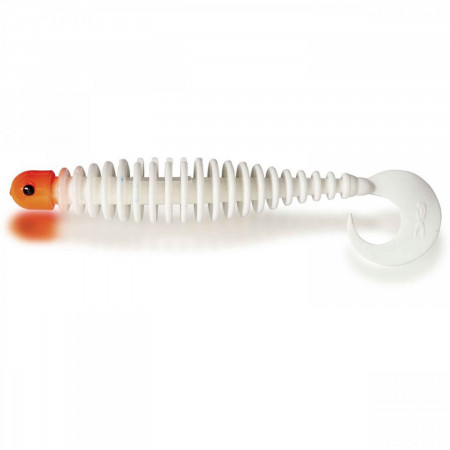 WORM BLACK CAT CURLY 24G 17CM RED HEAD