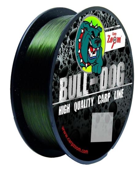 FIR MONOFILAMENT CARP ZOOM BULL-DOG 1000M 0.35MM 15.45KG DARK GREEN